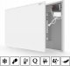 Grzejnik Cronos Zestaw Panel grzewczy IR Graphene PRO CGP-1100TWP White + Nogi z kółkami 3