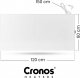 Grzejnik Cronos Panel grzewczy IR CRONOS Synthelith PRO CRP-770TWP White 12