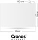 Grzejnik Cronos Panel grzewczy IR CRONOS Synthelith PRO CRP-500TWP White 11
