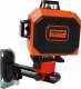 Heckermann Zestaw Poziomica laserowa Heckermann 16 linii 4DH NOWA + tripod + okulary + tarcza 8