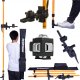 Heckermann Zestaw Poziomica laserowa Heckermann 16 linii 4DJ LCD + tyczka pomarańczowa 3,4m + okulary + tarcza + bateria 14