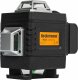 Heckermann Zestaw Poziomica laserowa Heckermann 16 linii 4DJ LCD + tyczka pomarańczowa 3,4m + okulary + tarcza + bateria 3