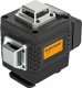 Heckermann Zestaw Poziomica laserowa Heckermann 16 linii 4DJ LCD + tyczka pomarańczowa 3,4m + okulary + tarcza + bateria 4