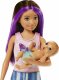 Lalka Barbie Mattel Skipper Opiekunka Łóżeczko + Bobas HJY33 2