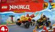 LEGO Ninjago Bitwa samochodowo-motocyklowa między Kaiem a Rasem (71789) 1