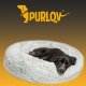 Purlov Legowisko włochate dla psa 60cm- szare 7