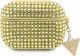 Guess Oryginalne Etui APPLE AIRPODS PRO Guess Hardcase Rhinestone Triangle (GUAPHDGTPD) złote 3