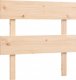 vidaXL Rama łóżka z wezgłowiem, 3FT, pojedyncza, lite drewno 8