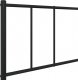 vidaXL vidaXL Metalowa rama łóżka z wezgłowiem, czarna, 75x190 cm 9