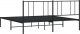 vidaXL vidaXL Metalowa rama łóżka z wezgłowiem, czarna, 183x213 cm 8
