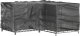 vidaXL vidaXL Pokrowiec na narożne meble ogrodowe, 12 oczek, 185x185x90 cm 8