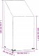 vidaXL vidaXL Pokrowiec na krzesło ogrodowe, 8 przelotek, 65x65x110/150cm, PE 8