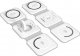 Ładowarka Choetech Magnetyczna ładowarka indukcyjna Choetech T588-F 3w1 15W (biała) 3