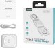 Ładowarka Choetech Magnetyczna ładowarka indukcyjna Choetech T588-F 3w1 15W (biała) 4