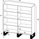 Meble Lindner Komoda Industrialna komoda Loft czarny MAT 113 cm 6