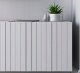 Meble Lindner Komoda RTV Glamour Szafka RTV Glamour Biały 112 cm 14
