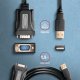 Kabel USB Axagon USB-A - RS-232 1.5 m Czarny (ADS-1PQN) 5