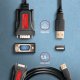 Adapter USB Axagon ADS-1PSN Adapter USB 2.0 > RS-232 Port szeregowy, 1.5m kabel, chip Prolific 5
