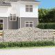 vidaXL Kosze gabionowe, 2 szt, 400x30x120/140 cm, galwanizowane żelazo 1
