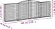 vidaXL Kosze gabionowe, 2 szt, 400x30x120/140 cm, galwanizowane żelazo 6