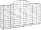 vidaXL Kosze gabionowe, 18 szt, 200x30x100/120cm, galwanizowane żelazo 3