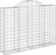 vidaXL Kosze gabionowe, 5 szt, 200x30x140/160 cm, galwanizowane żelazo 3