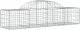 vidaXL Kosze gabionowe, 8 szt, 200x50x40/60 cm, galwanizowane żelazo 3