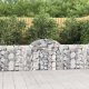 vidaXL Kosze gabionowe, 18 szt, 200x30x80/100 cm, galwanizowane żelazo 1