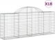 vidaXL Kosze gabionowe, 18 szt, 200x30x80/100 cm, galwanizowane żelazo 2