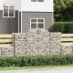 vidaXL Kosze gabionowe, 7 szt, 200x30x120/140 cm, galwanizowane żelazo 1