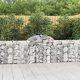 vidaXL Kosze gabionowe, 13 szt, 200x30x80/100 cm, galwanizowane żelazo 1