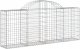 vidaXL Kosze gabionowe, 13 szt, 200x30x80/100 cm, galwanizowane żelazo 3