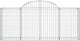 vidaXL Kosze gabionowe, 13 szt, 200x30x80/100 cm, galwanizowane żelazo 4