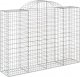 vidaXL Kosze gabionowe, 5 szt, 200x50x140/160 cm, galwanizowane żelazo 3