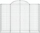 vidaXL Kosze gabionowe, 5 szt, 200x50x140/160 cm, galwanizowane żelazo 4