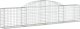 vidaXL Kosze gabionowe, 2 szt., 300x30x60/80 cm, galwanizowane żelazo 3