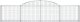 vidaXL Kosze gabionowe, 2 szt., 300x30x60/80 cm, galwanizowane żelazo 4