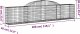vidaXL Kosze gabionowe, 2 szt., 300x30x60/80 cm, galwanizowane żelazo 6