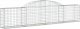 vidaXL Kosze gabionowe, 13 szt., 300x30x60/80 cm, galwanizowane żelazo 3