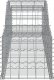 vidaXL Kosze gabionowe, 2 szt, 300x50x40/60 cm, galwanizowane żelazo 5