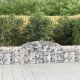 vidaXL Kosze gabionowe, 12 szt., 300x30x60/80 cm, galwanizowane żelazo 1