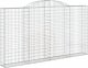 vidaXL Kosze gabionowe, 2 szt, 300x30x160/180 cm, galwanizowane żelazo 3