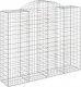 vidaXL Kosze gabionowe, 5 szt, 200x50x160/180 cm, galwanizowane żelazo 3