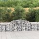 vidaXL Kosze gabionowe, 17 szt., 300x50x60/80 cm, galwanizowane żelazo 1