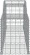 vidaXL Kosze gabionowe, 17 szt., 300x50x60/80 cm, galwanizowane żelazo 5
