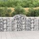 vidaXL Kosze gabionowe, 15 szt, 200x50x100/120cm, galwanizowane żelazo 1