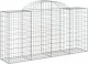 vidaXL Kosze gabionowe, 13 szt, 200x50x100/120cm, galwanizowane żelazo 3