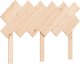 vidaXL Rama łóżka z wezgłowiem, 4FT, mała podwójna, lite drewno 8
