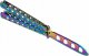 Nóż motylkowy treningowy full Rainbow - Fade CS:GO 1
