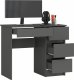 Biurko Fabryka Mebli Akord A7 Szare 90 cm x 50 cm 2